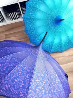 Patterned Pagoda Umbrella
