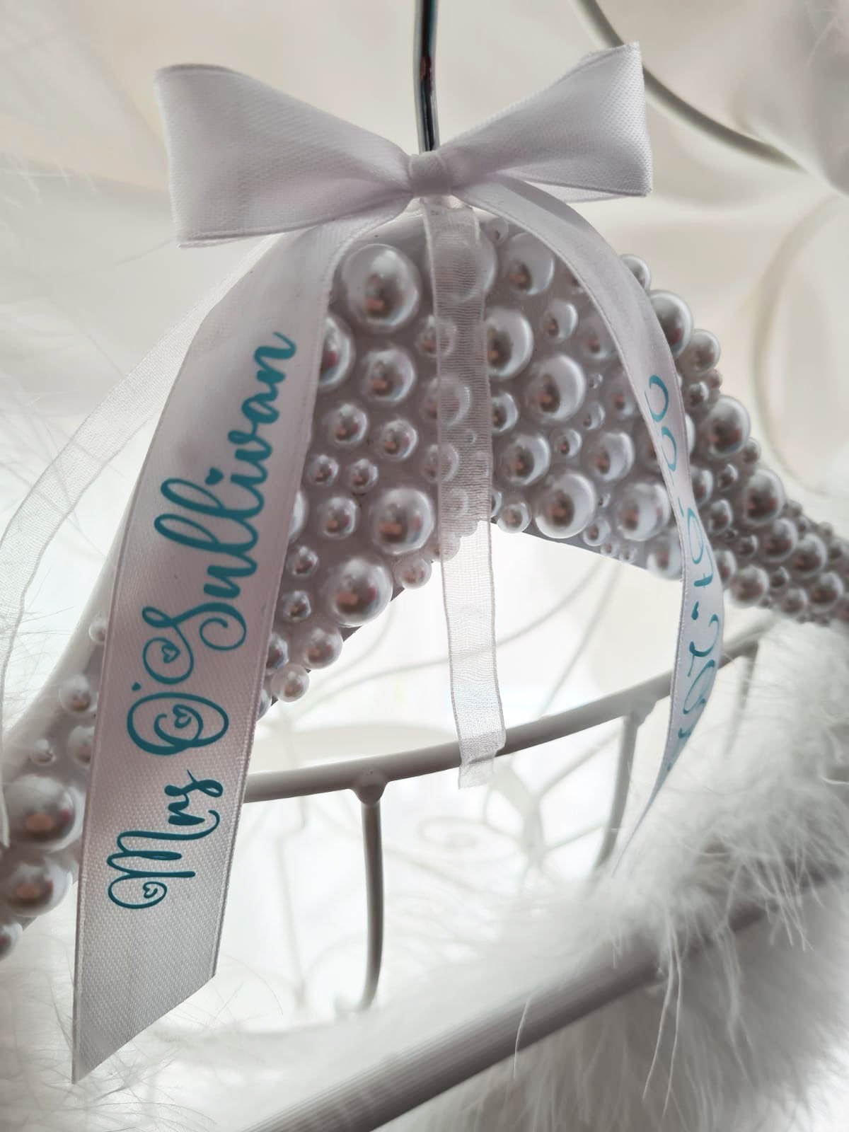 Mr&Mrs Personalised Wedding Hanger Set - Image 8