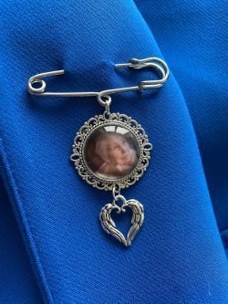 Design Your Own Personalised Memorial Pin with Photo