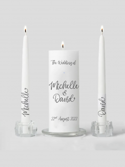 personalised unity candles