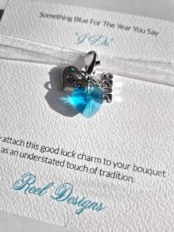 Something Blue For The Year You Say "I Do" Charms