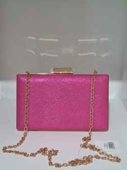 Fuchia pink evening bag