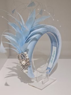 Light blue headband
