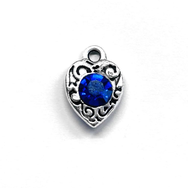Heart with Blue Crystal
