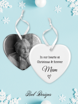 Personalised Memorial Heart Keepsake Ornament