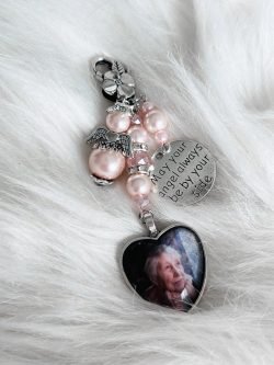 Blush Angel Wedding Bouquet Memorial Charm