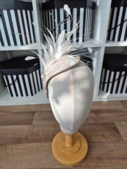 Ivory gold headpiece "Sandy"