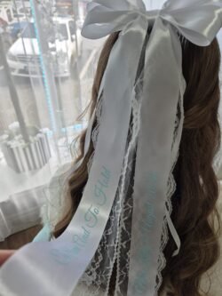 Personalised Bridal Hair Bow