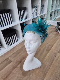 Teal halo crown