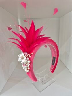 Fuchsia pink headband